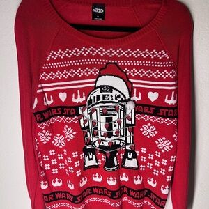 Star Wars Red R2-D2 Holiday Sweater